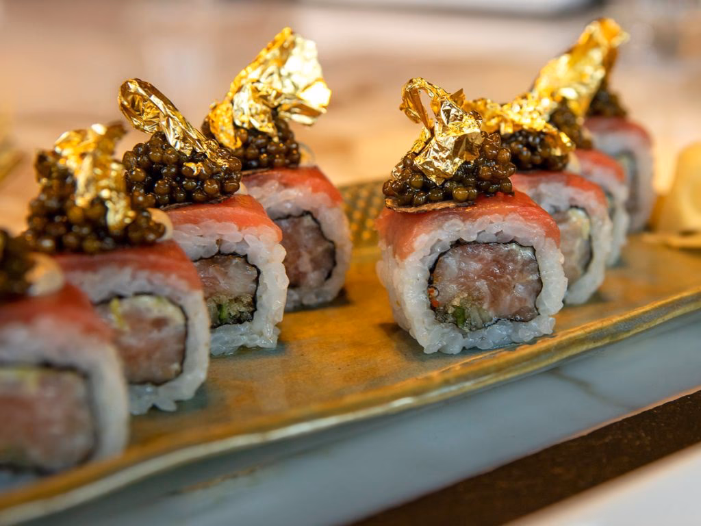 How much is yo sushi in Dubai?