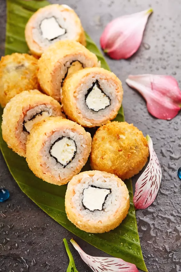 Why add cream cheese to sushi?