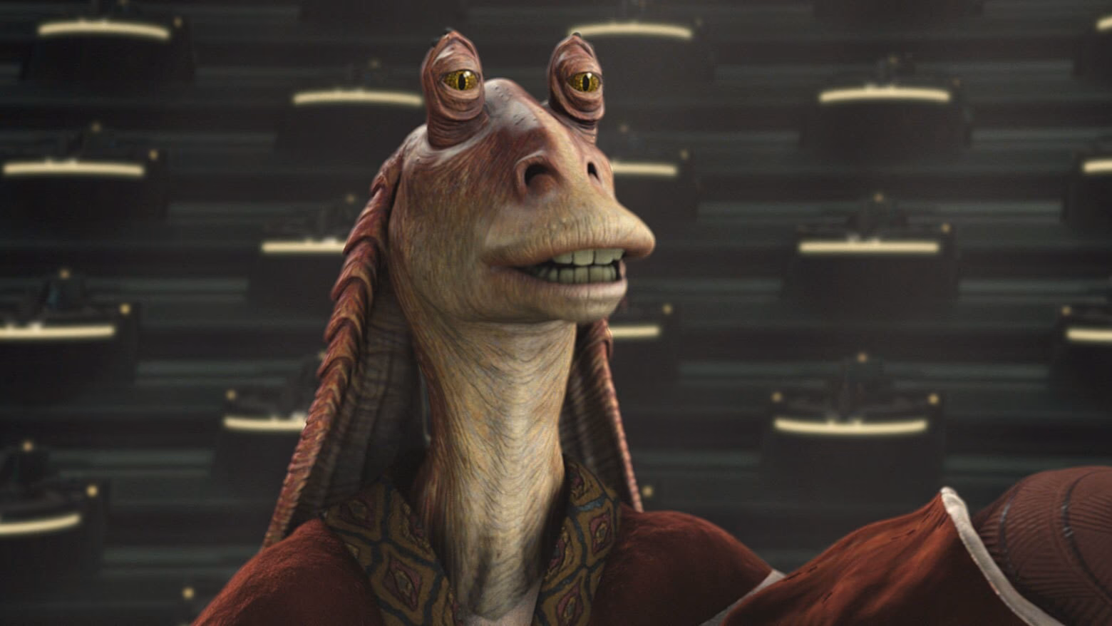 Why was Jar Jar Binks removed from Star Wars?