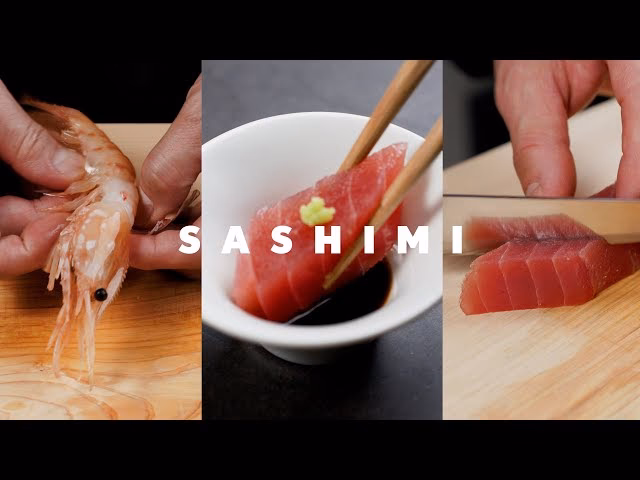 What's the proper way to eat sashimi?