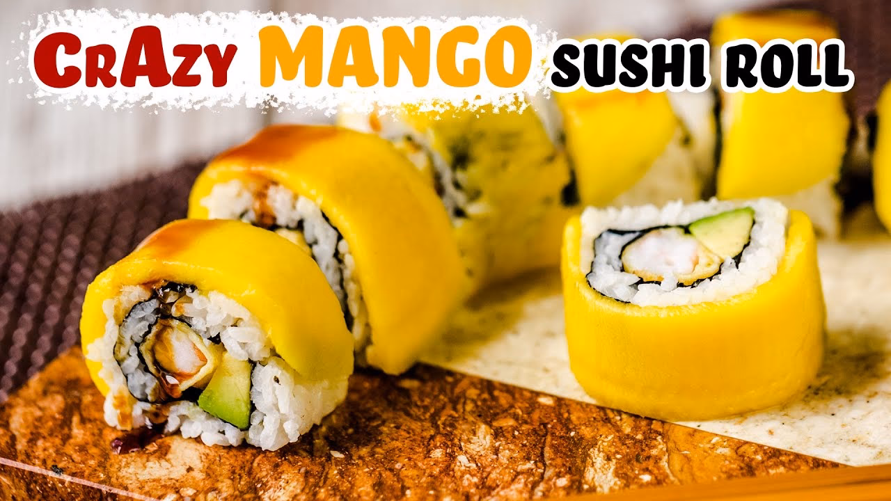How do you make mango avocado sushi?