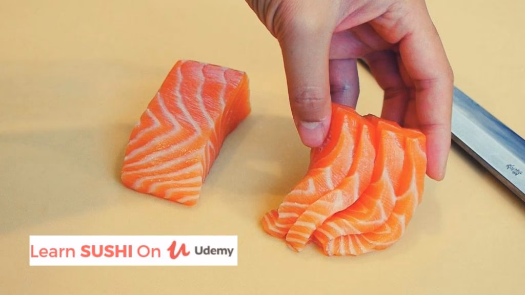 Can I use frozen salmon for sushi?