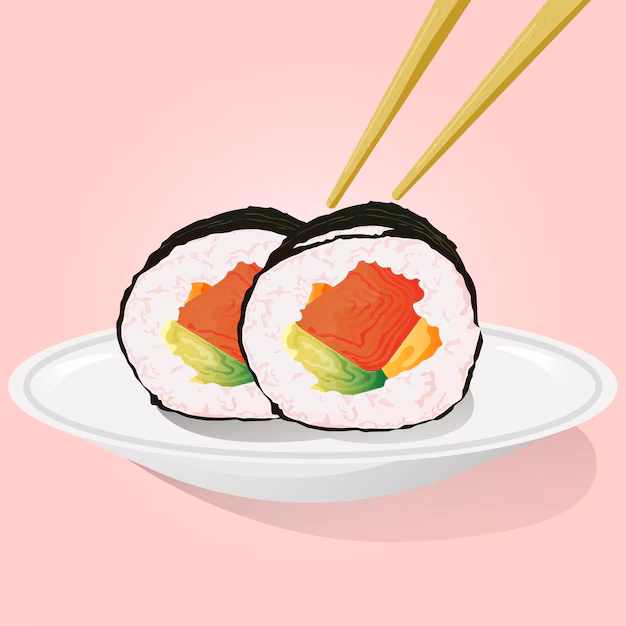 What is the difference between a maki roll and a sushi roll?