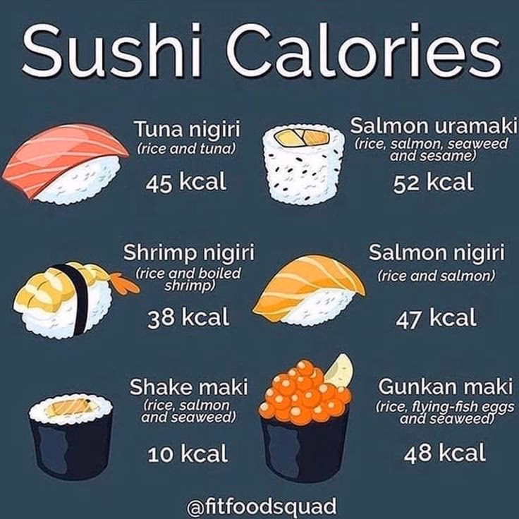 How many calories are in shrimp maki?