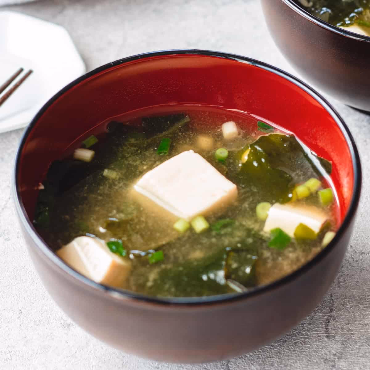 What is miso soup made of?