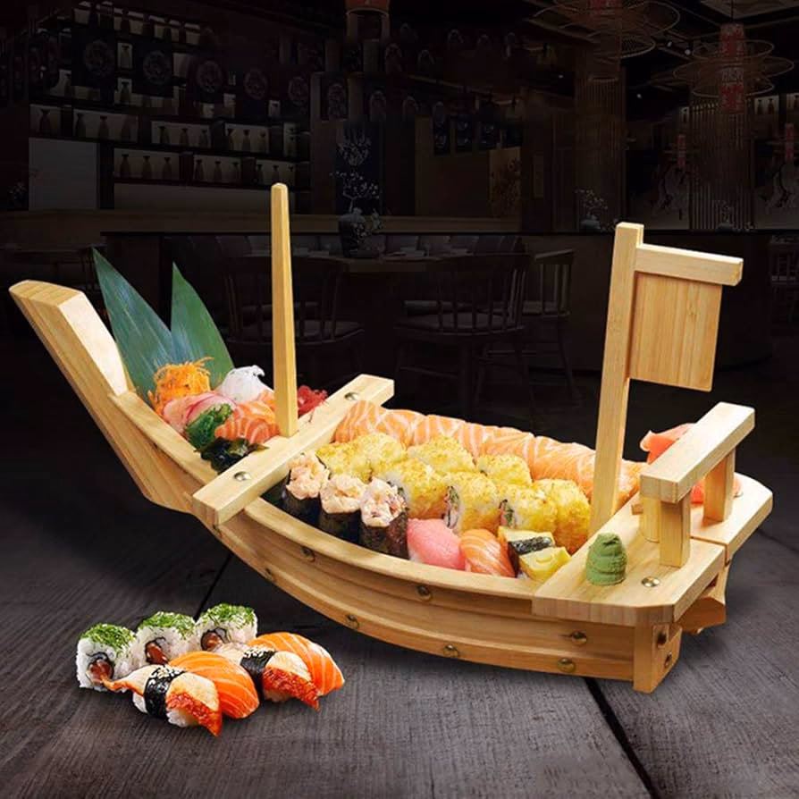 What is a sushi boat called?