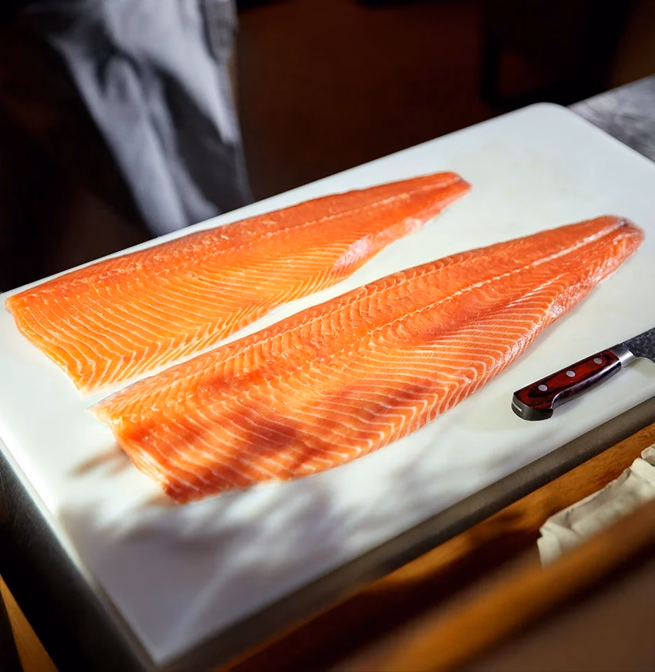 Did Japan originally have salmon?