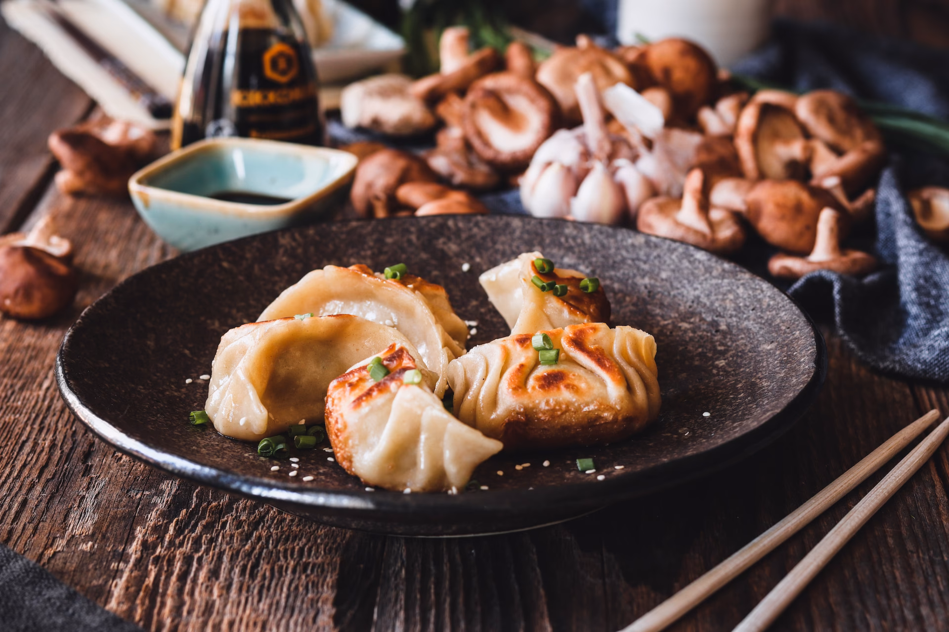 Jak se připravují knedlíčky gyozy?