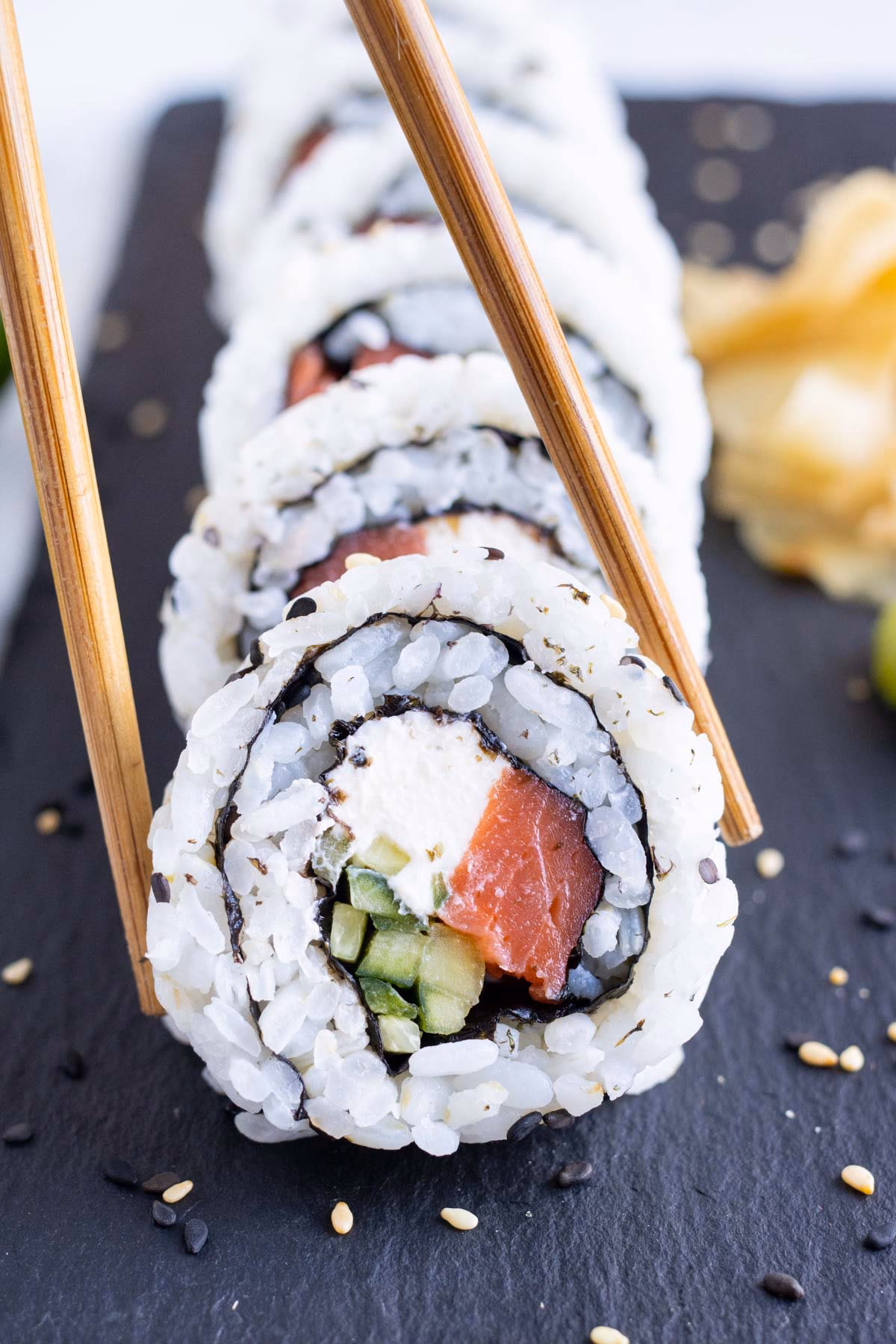 What is a Philadelphia roll in sushi?