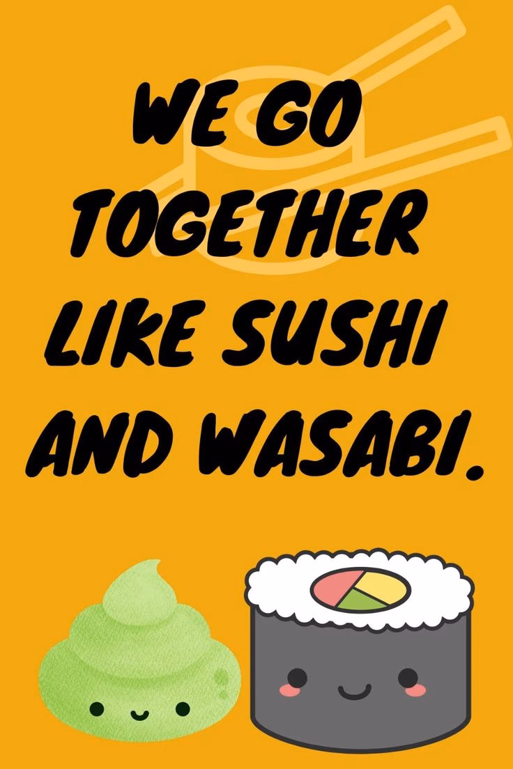 What to say after sushi?