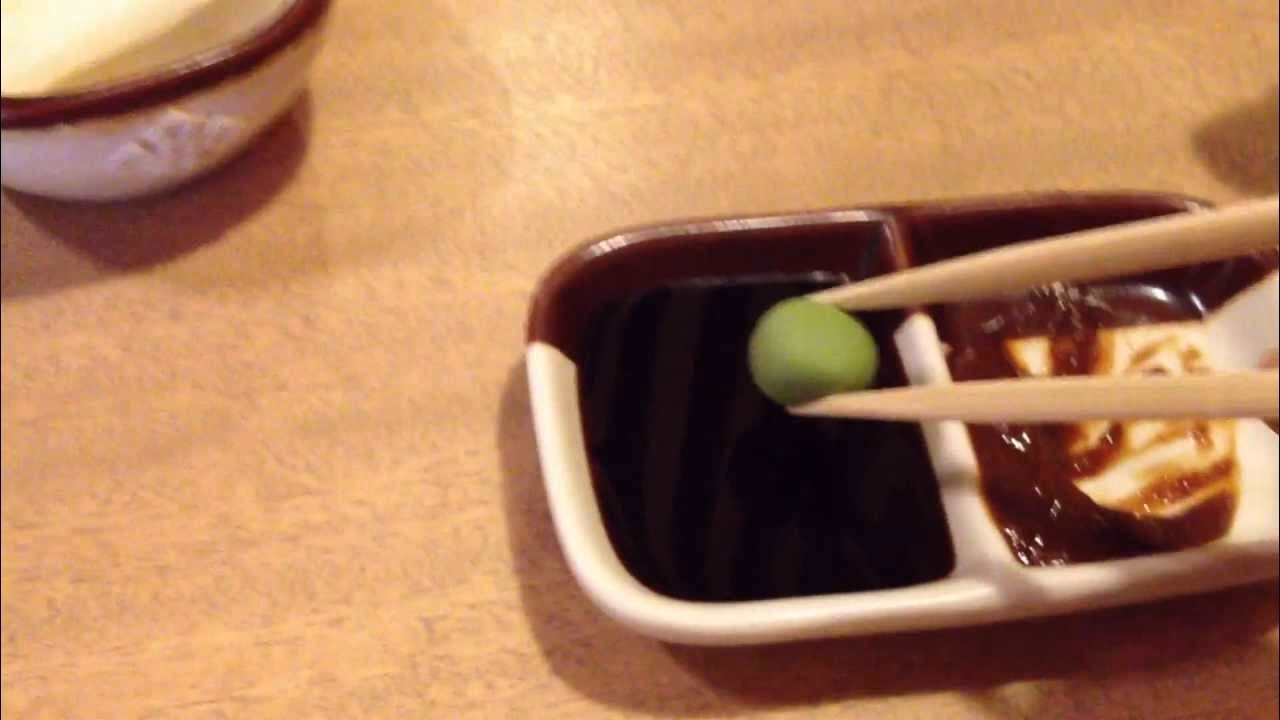 Is it okay to mix wasabi and soy sauce?