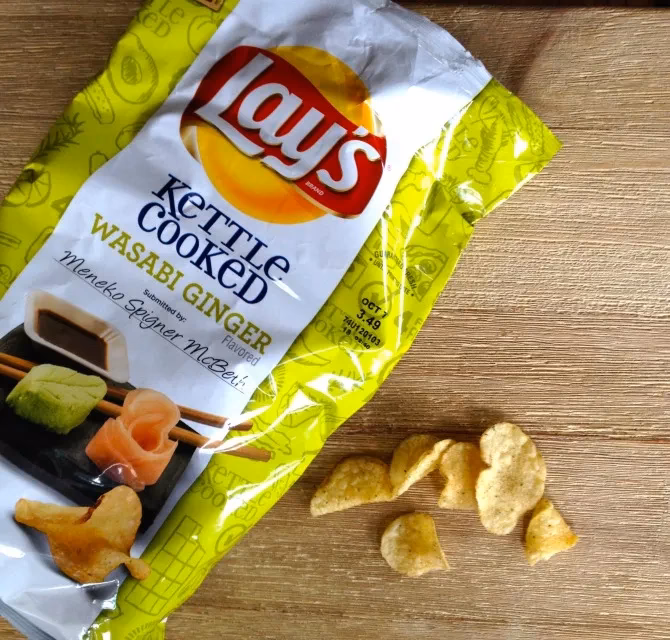 What do wasabi chips taste like?