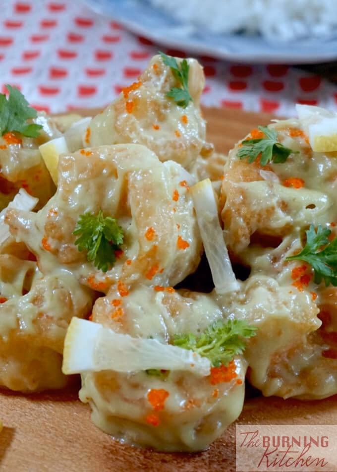 Where did wasabi prawns come from?